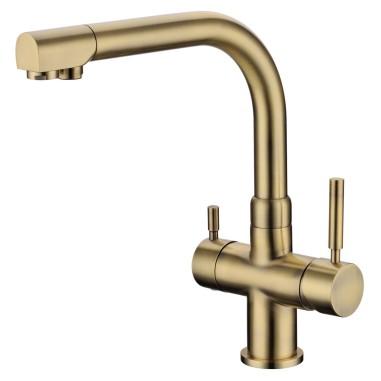 Robinet 3 voies Denali Bronze + Kit de filtration QCF-3001/321 - PROMO