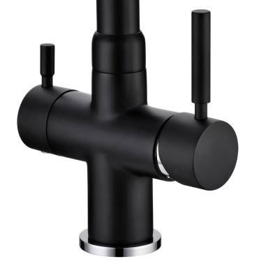 Robinet 3 voies Denali Noir + Kit de filtration QCF-3001/321 - PROMO