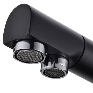 Robinet 3 voies Denali Noir + Kit de filtration QCF-3001/321 - PROMO