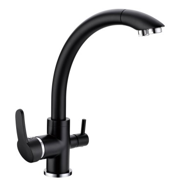 Robinet 3 voies Everglades Noir + Kit de filtration QCF-3001/321 - PROMO