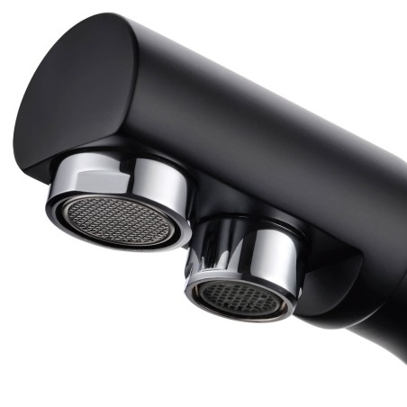 Robinet 3 voies Samoa Noir + Kit de filtration QCF-3001/321 - PROMO