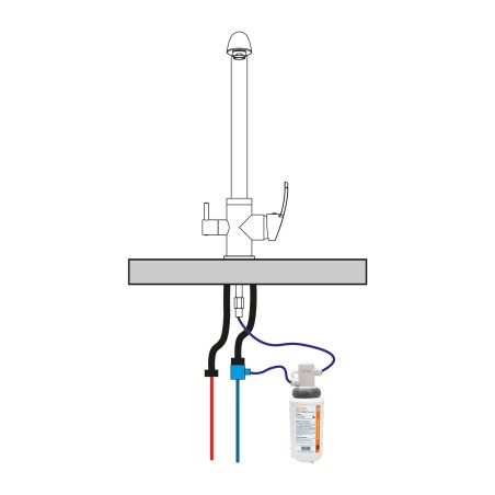 Robinet 3 voies Denali Noir + Kit de filtration QCF-3001/321 - PROMO