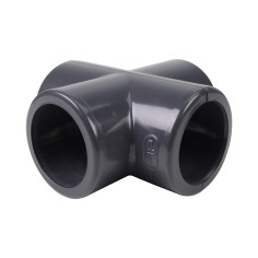 Croix - 32 mm - Femelle à coller - PVC pression