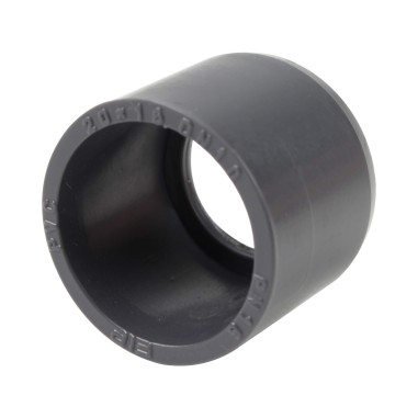 Réduction incorporée - 20/16 mm - Mâle/Femelle à coller - PVC Pression