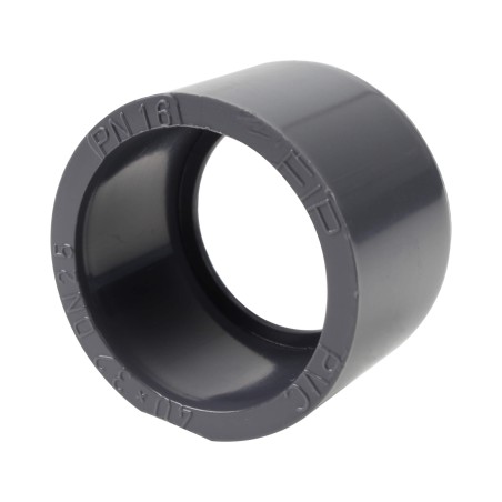 Réduction incorporée - 40/32 mm - Mâle/Femelle à coller - PVC Pression