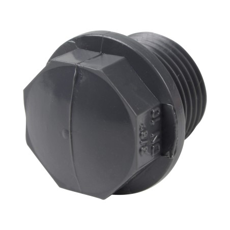 Bouchon - Mâle fileté 3/8'' - PVC pression