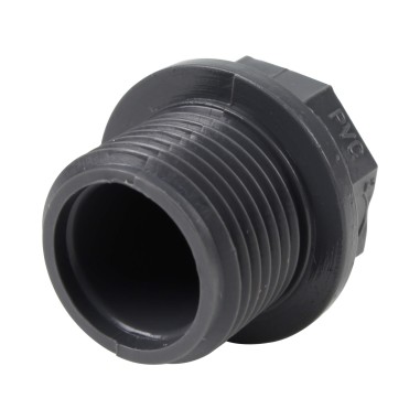 Bouchon - Mâle fileté 3/8'' - PVC pression