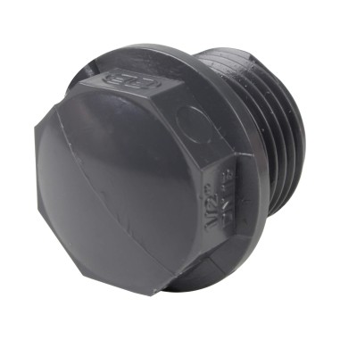 Bouchon - Mâle fileté 1/2'' - PVC pression