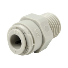 Union simple - Mâle filetée 1/4'' - Push in 1/4''