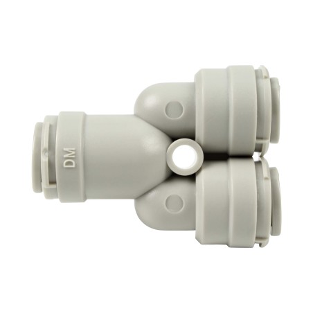 Raccord Y égal - Push in 1/4''