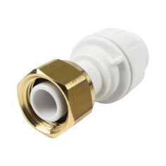 Union écrou laiton - Femelle taraudée 1/2'' - Push in 15 mm 2