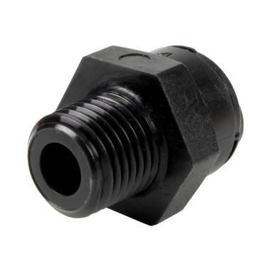 Union simple - Mâle filetée 1/4'' - Push in 8 mm