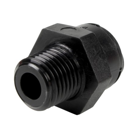 Union simple - Mâle filetée 1/4'' - Push in 8 mm