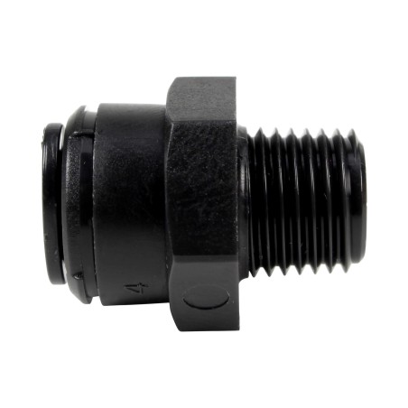 Union simple - Mâle filetée 1/4'' - Push in 8 mm