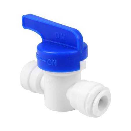 Vanne raccord rapide - Push in 1/4''