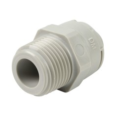 Union simple - Mâle filetée 3/8'' - Push In 3/8'' 2