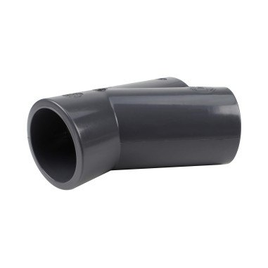 Té Y 45° - 40 mm - Femelle à coller - PVC Pression