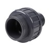 Union trois pièces mixte - 32 mm Femelle à coller - Filetée mâle 1'' -  PVC Pression