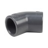 Coude 45° FF - 16 mm - Femelle à coller - PVC pression