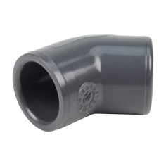 Coude 45° FF - 20 mm  - Femelle à coller - PVC pression