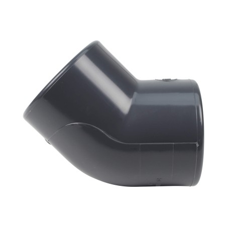 Coude 45° FF - 40 mm  - Femelle à coller - PVC pression