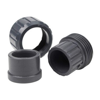 Union trois pièces - 16 mm - Femelle à coller - PVC Pression