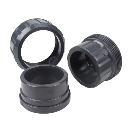 Union trois pièces - 40 mm - Femelle à coller - PVC Pression