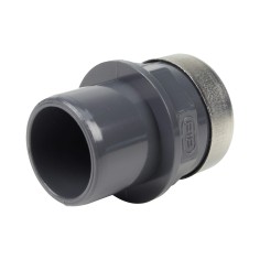 Embout mixte - 25/20 mm - Mâle/Femelle à coller - Taraudé 1/2'' - PVC Pression 2