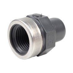 Embout mixte - 20/16 mm - Mâle/Femelle à coller - Taraudé 1/2'' - PVC Pression