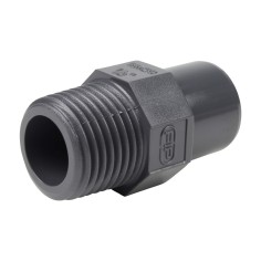 Embout mixte - 20/16 mm - Mâle/Femelle à coller - Fileté 1/2'' - PVC Pression 2