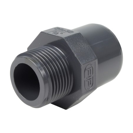 Embout mixte - 32/25 mm - Mâle/Femelle à coller - Fileté 3/4'' - PVC Pression