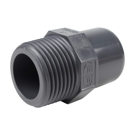 Embout mixte - 32/25 mm - Mâle/Femelle à coller - Fileté 1'' - PVC Pression