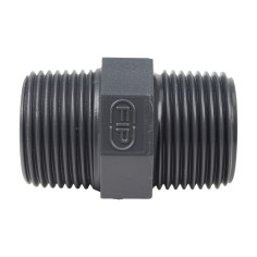 Mamelon double MM - Mâle fileté 3/4'' - PVC Pression 2