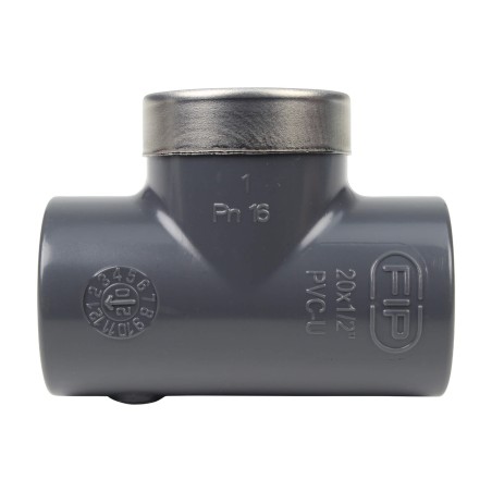 Té mixte 90° - 20 mm Femelle à coller / Femmelle taraudé 1/2'' - PVC Pression