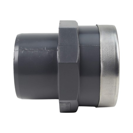 Embout mixte - 50/40 mm - Mâle/Femelle à coller - Taraudé 1''1/2 - PVC Pression