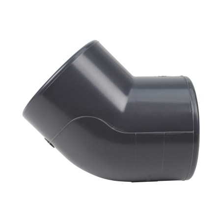 Coude 45° FF - 50 mm  - Femelle à coller - PVC pression
