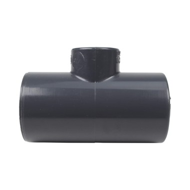 Té réduit 90° - 32/20 mm - Femelle à coller - PVC Pression