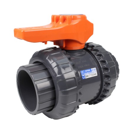 Vanne bâtiment - 63 mm - Femelle à coller - Joint EPDM - PVC pression