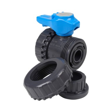 Vanne piscine - 20 mm - Femelle à coller - Joint EPDM - PVC pression