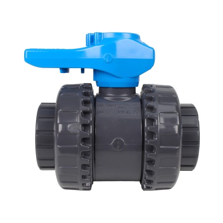 Vanne piscine - 40 mm - Femelle à coller - Joint EPDM - PVC pression