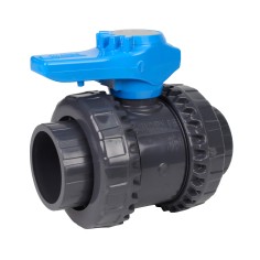 Vanne piscine - 50 mm - Femelle à coller - Joint EPDM - PVC pression