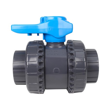 Vanne piscine - 63 mm - Femelle à coller - Joint EPDM - PVC pression