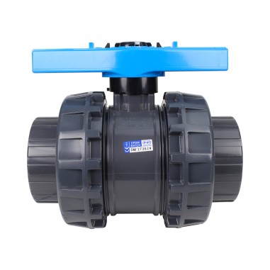 Vanne piscine - 90 mm - Femelle à coller - Joint EPDM - PVC pression