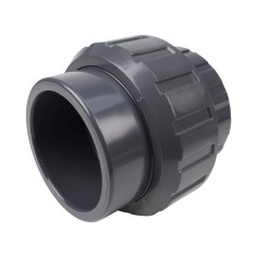 Union trois pièces - 75 mm - Femelle à coller - PVC Pression