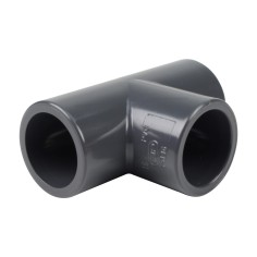 Té 90° égal  - 16 mm - Femelle à coller - PVC Pression