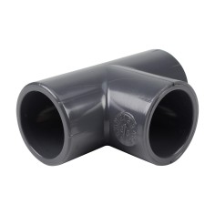 Té 90° égal  - 20 mm - Femelle à coller - PVC Pression