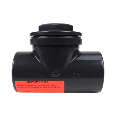 Clapet anti retour - 40 mm - Femelle à coller - PVC Pression