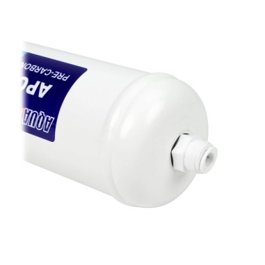 Cartouche en ligne pré-filtre charbon APC AQUAPRO 12'' raccords rapides 1/4''