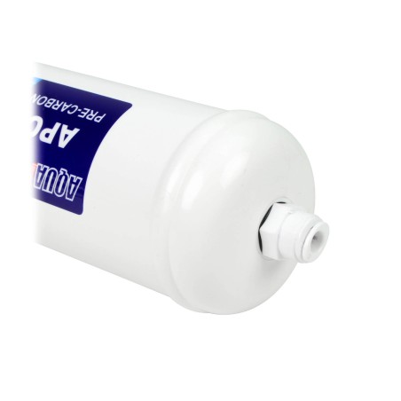 Cartouche en ligne pré-filtre charbon APC AQUAPRO 12'' raccords rapides 1/4''