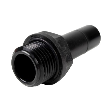 Douille de jonction mâle fileté 1/2" - Queue lisse 15 mm 